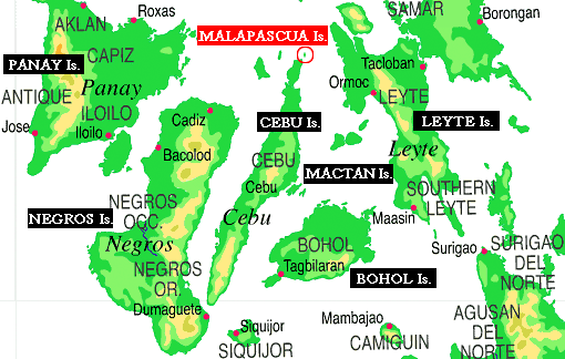 マラパスクア島の地図