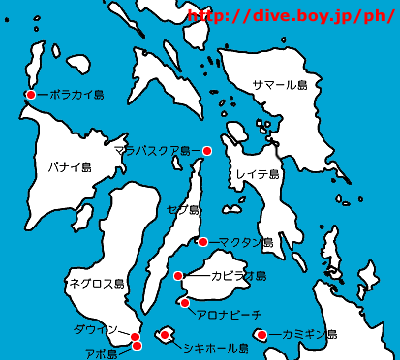 シキホール島の地図